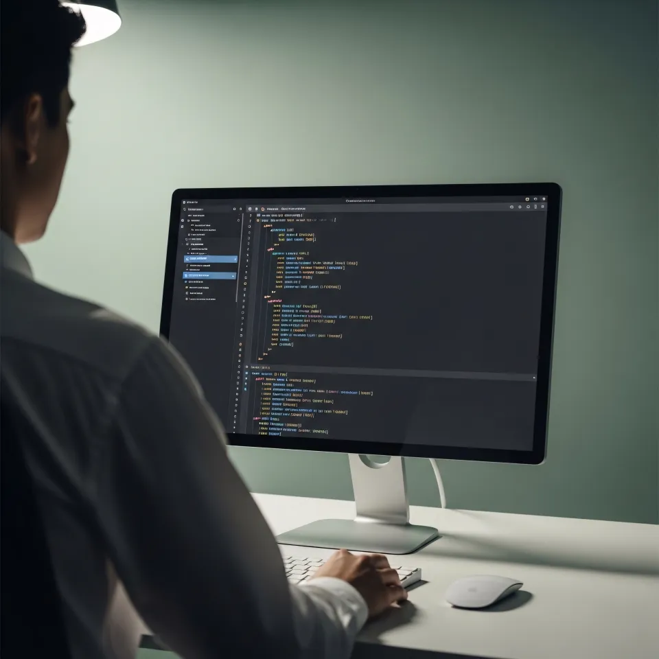 Sofía García programando